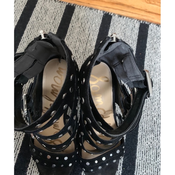 Sam Edelman York Studded Suede Heels - Picture 4 of 5